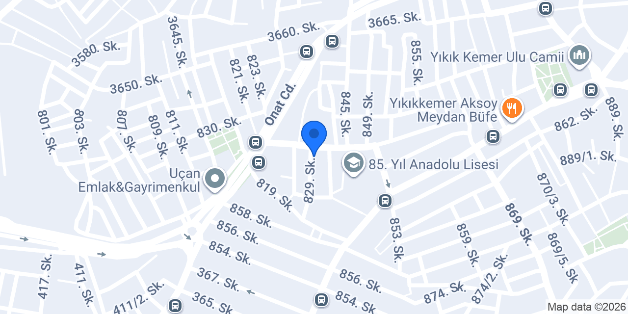 Danacı Et Market konumu