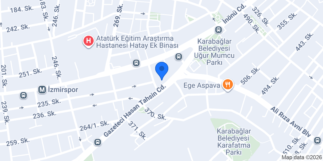 Pembe Pati Veteriner Kliniği konumu