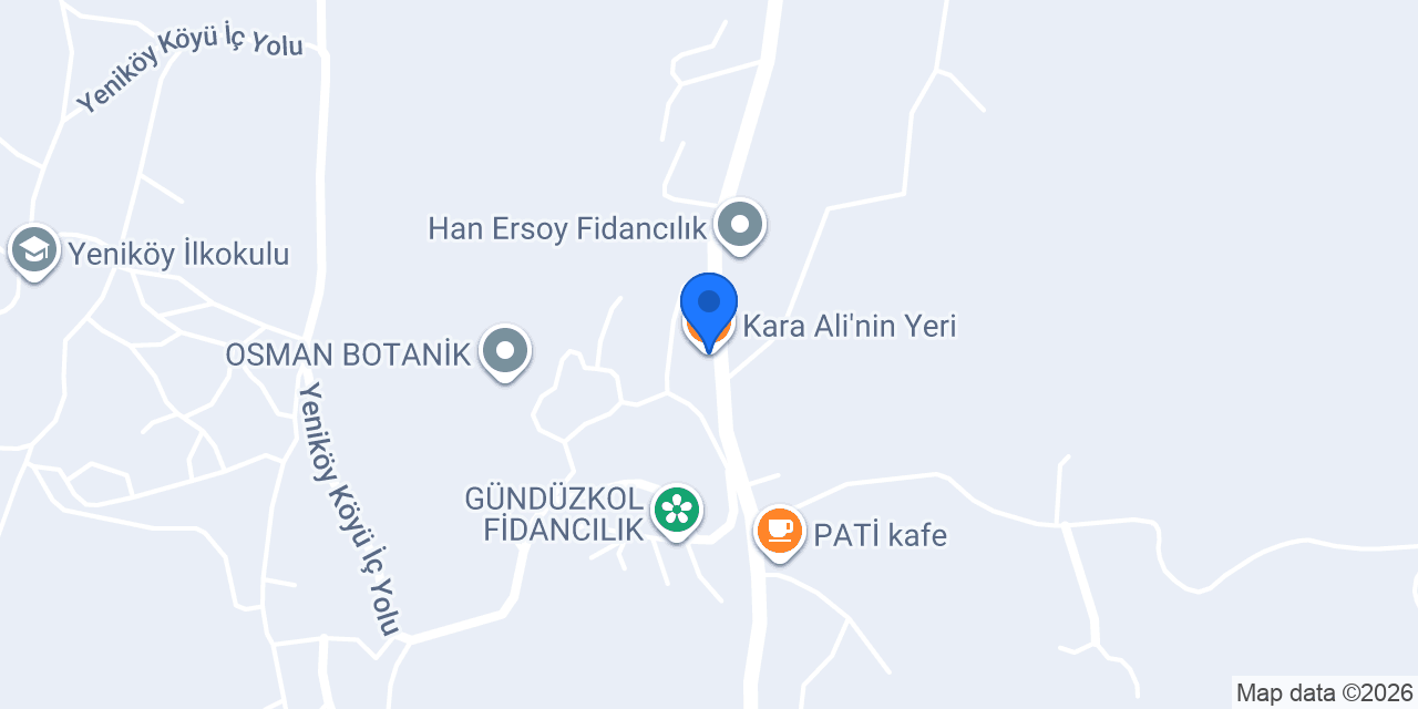 Kara Ali'nin Yeri konumu