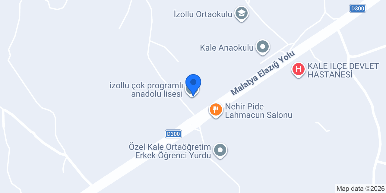 izollu çok programlı anadolu lisesi konumu