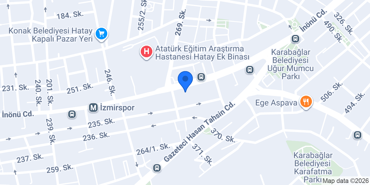 Mert Optik konumu