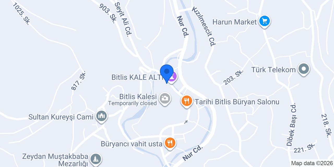 Bitlis Bal Yurdu konumu