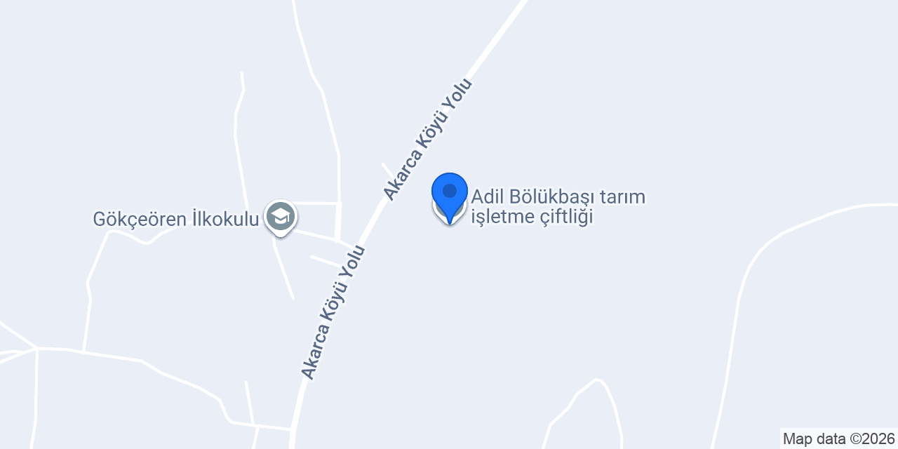 Adil Bölükbaşı tarım işletme çiftliği konumu
