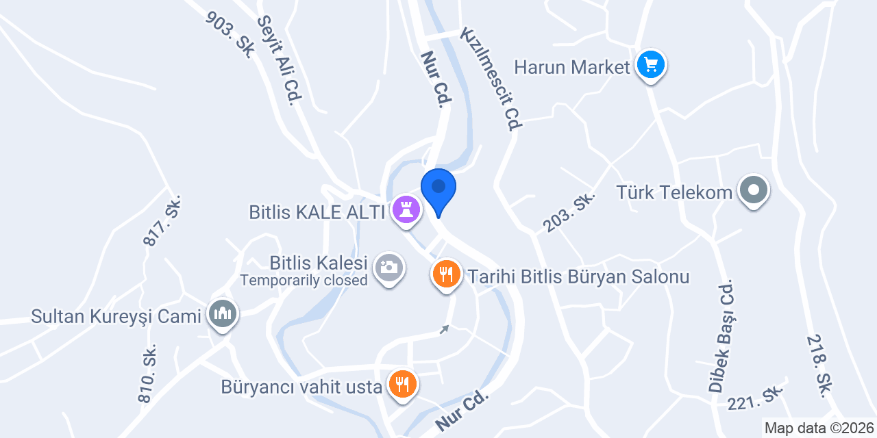 VakıfBank Bitlis Şubesi konumu
