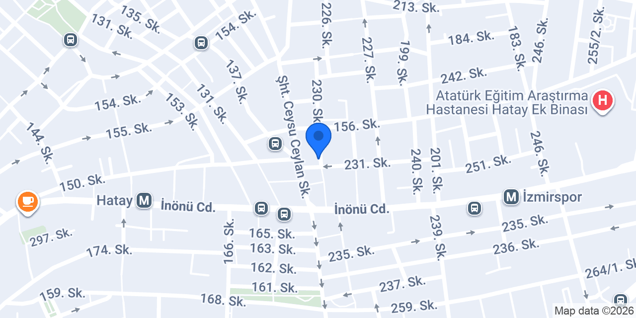 Mavi Su Sıhhi Tesisat konumu