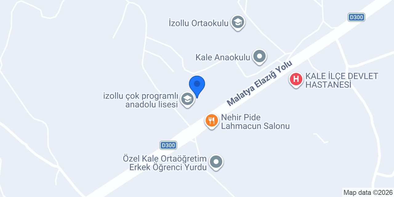 Kale İmam Hatip Ortaokulu konumu