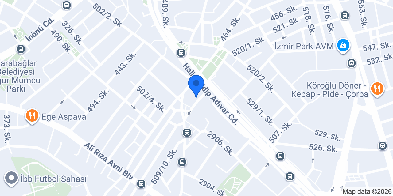 Zafer Oto Elektrik konumu