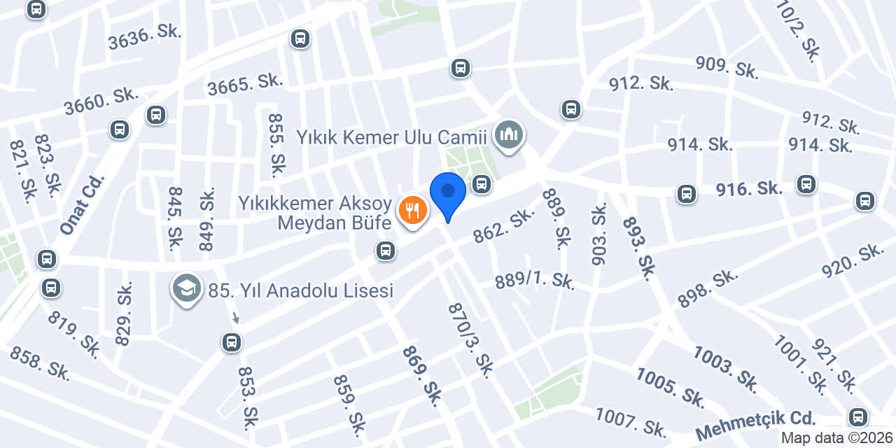Eczane Tijen konumu