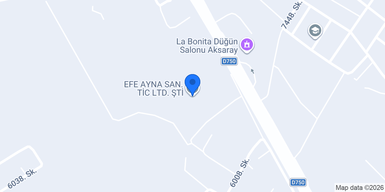 EFE AYNA SAN. TİC LTD. ŞTİ konumu
