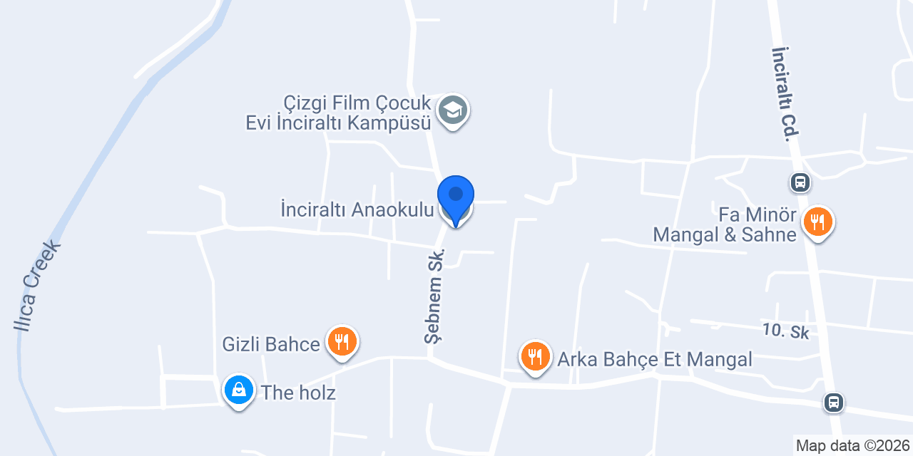 İnciraltı Anaokulu konumu