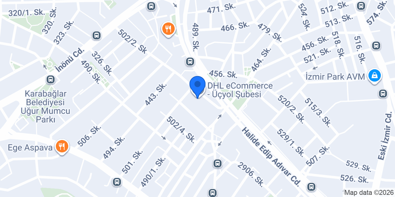 DHL eCommerce - Üçyol Şubesi konumu