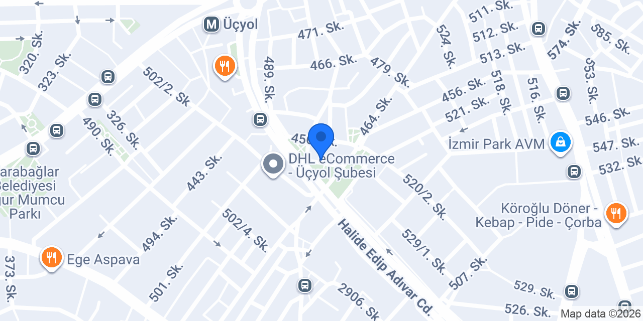 Üçyol Gece Dönercisi konumu
