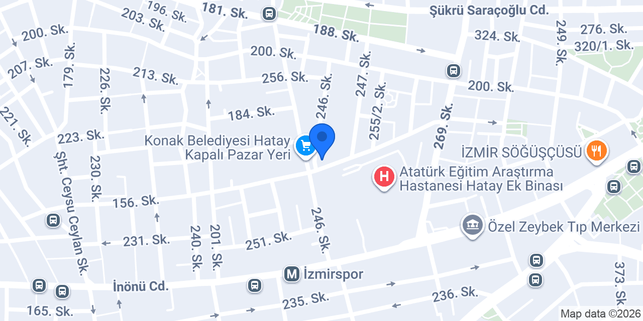 Hatay Yapı Market konumu