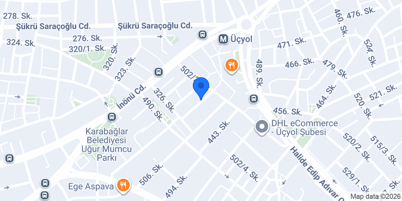 Zer Rent A Car konumu