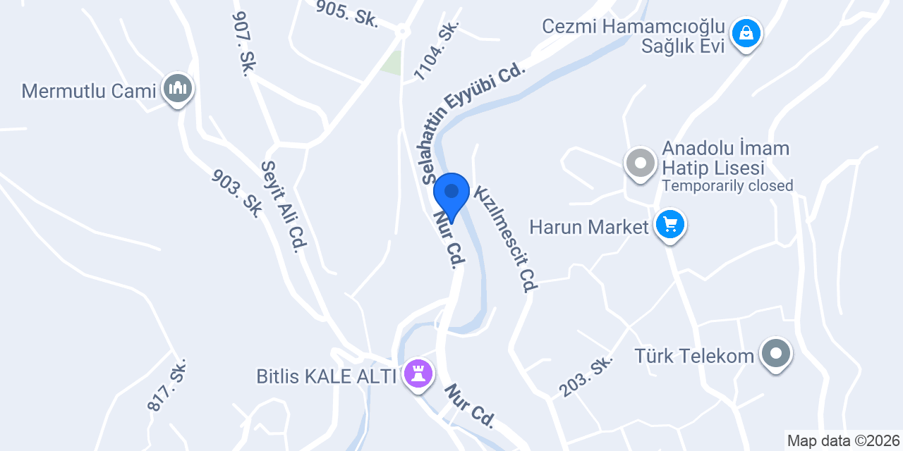 Bitlis Kültür ve Sanat Derneği BİSAD konumu