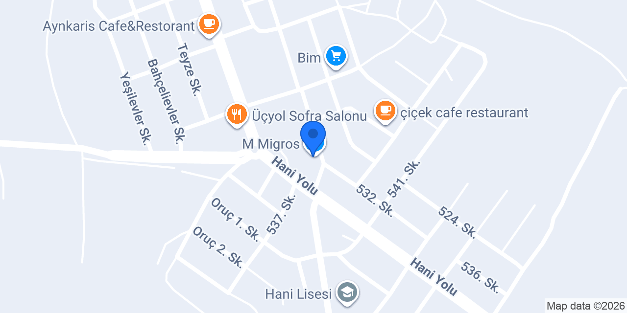 M Migros konumu