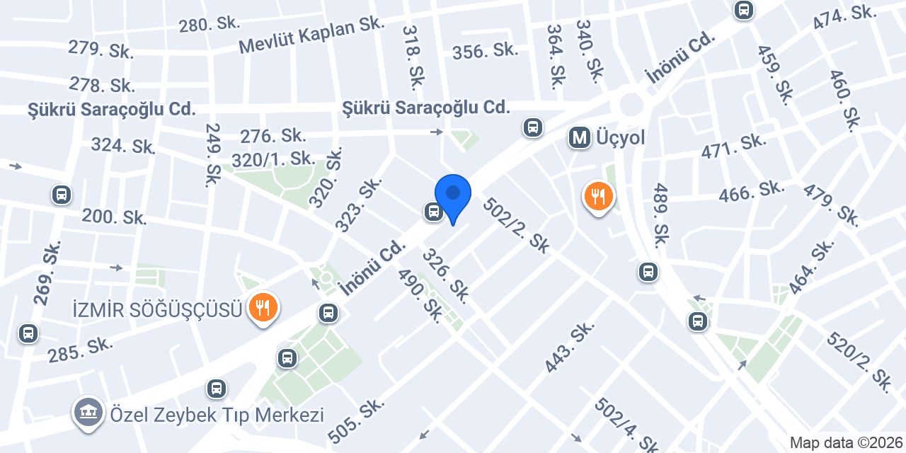 Metro Söğüş Üçyol konumu