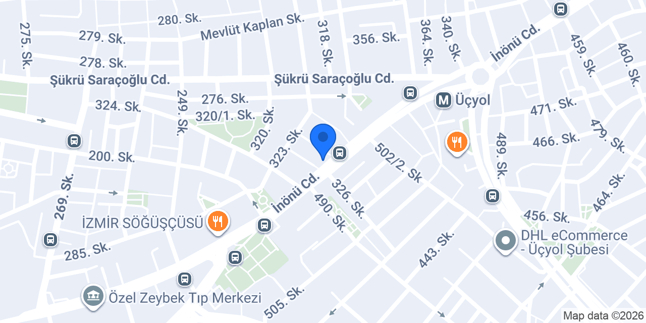Üçyol Pilavcısı konumu