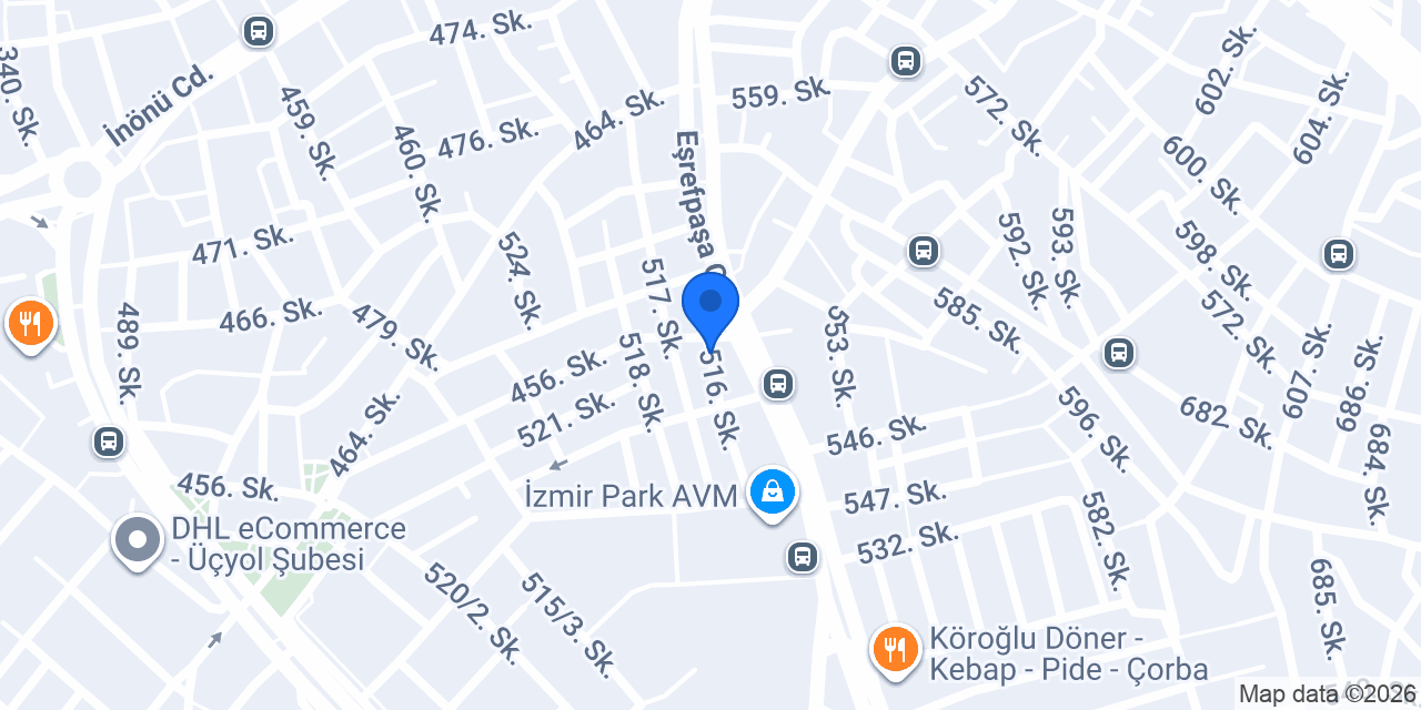 Proflex Atölye konumu