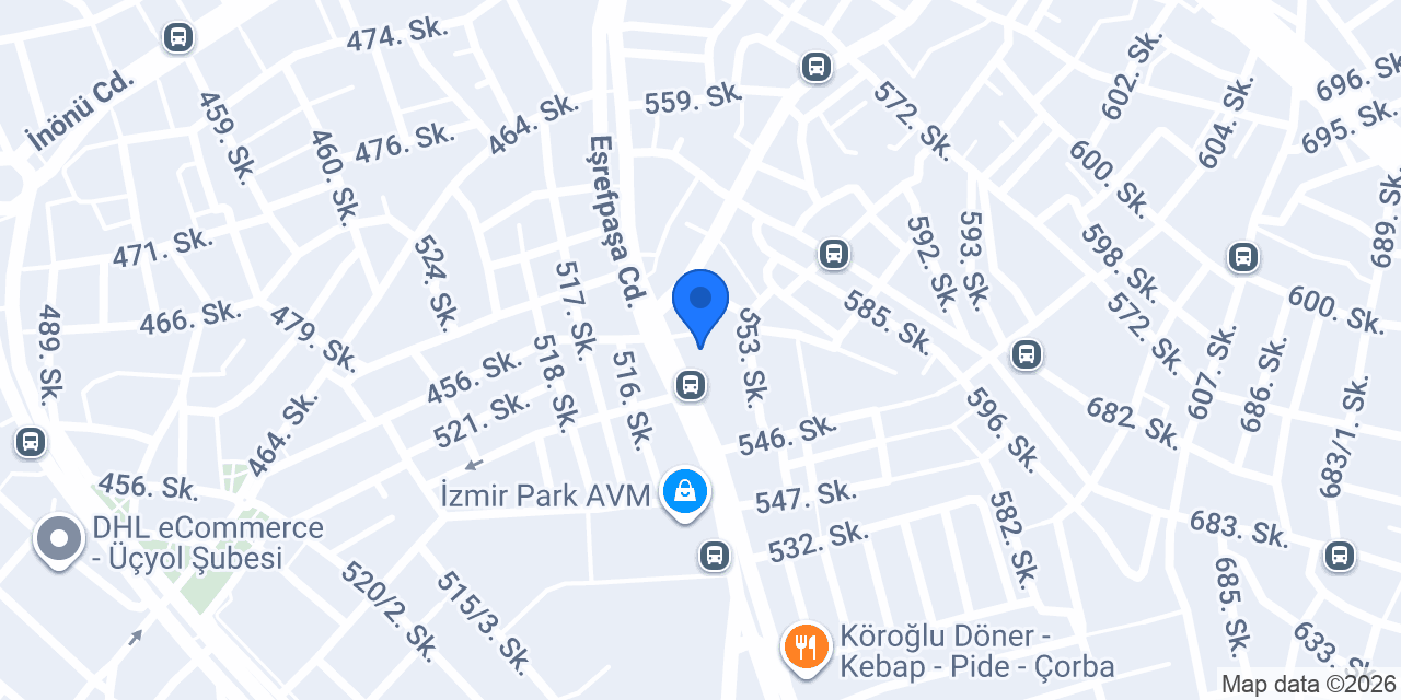Eşref Paşa Polis Merkezi Amirliği konumu