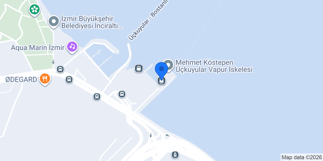 Üçkuyular İskelesi konumu