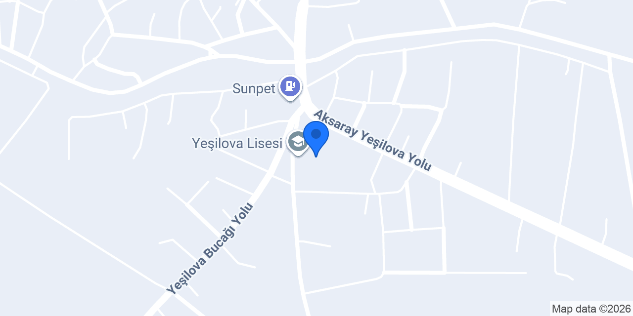 Yeşilova Lisesi konumu