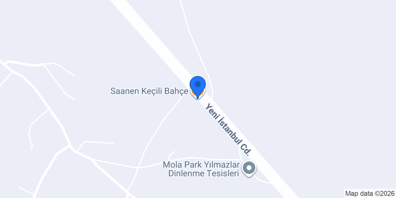 Saanen Keçili Bahçe konumu