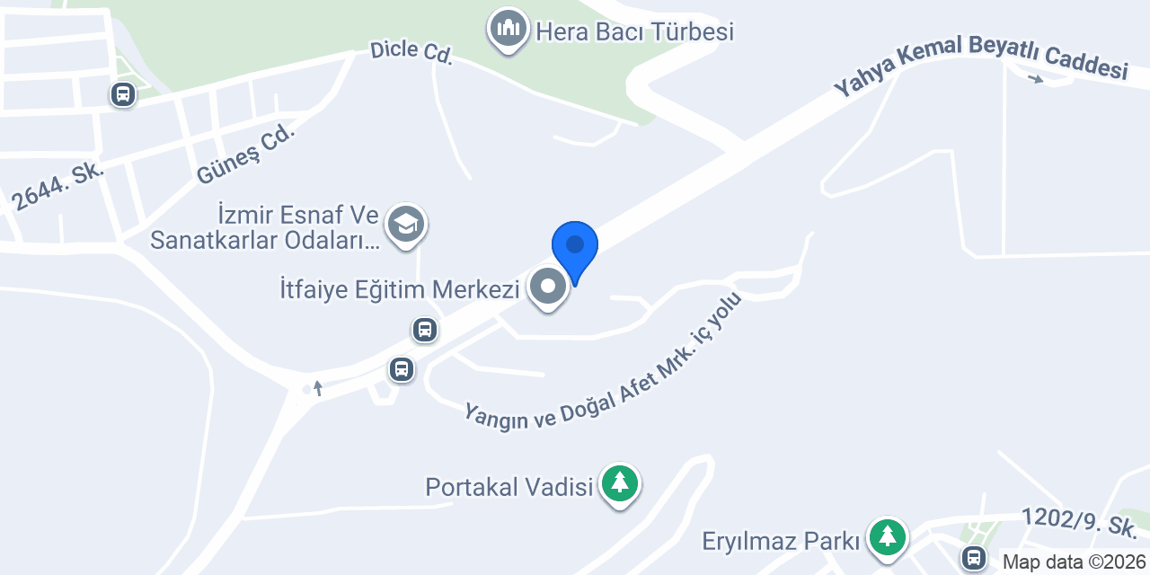 IBB İtfaiye Arama Kurtarma Şube Müdürlüğü konumu