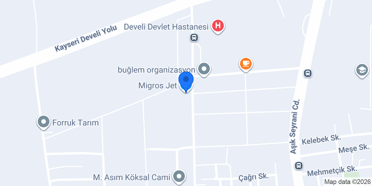 Migros Jet konumu