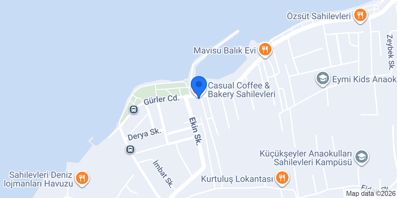 Sahil Parkı Büfe konumu