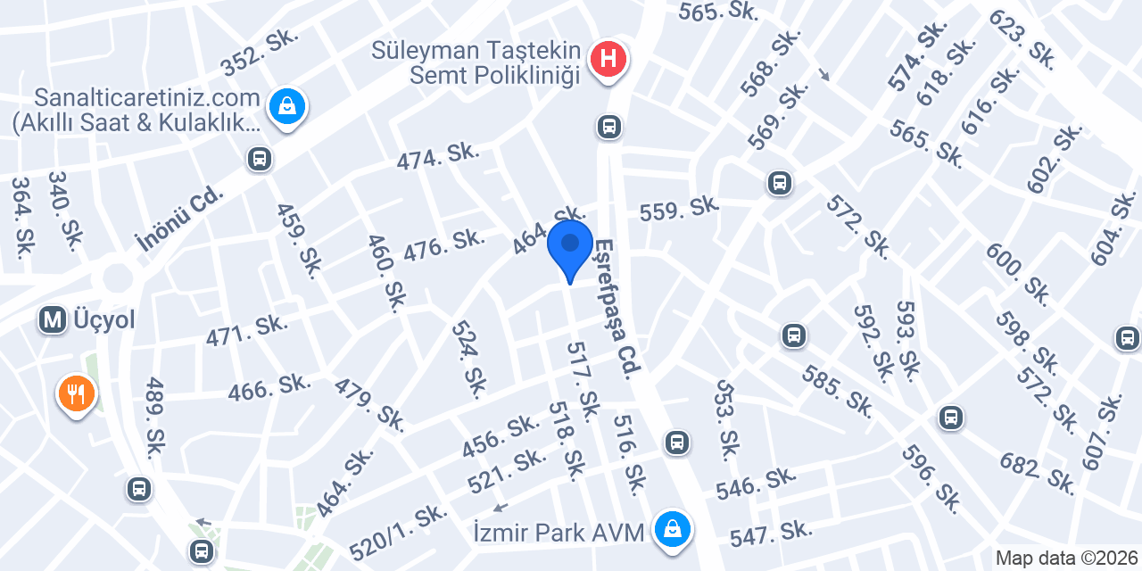 Köşem Kebap Eşrefpaşa konumu