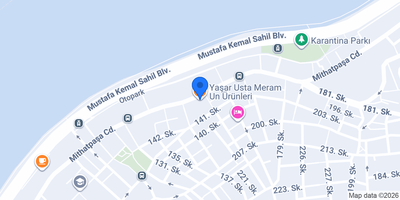 Yaşar Usta Meram Un Ürünleri konumu