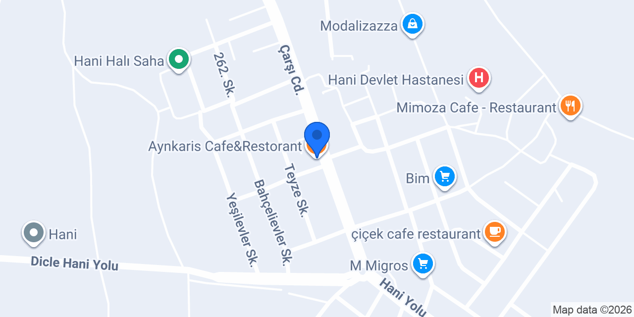 Aynkaris Cafe&Restorant konumu