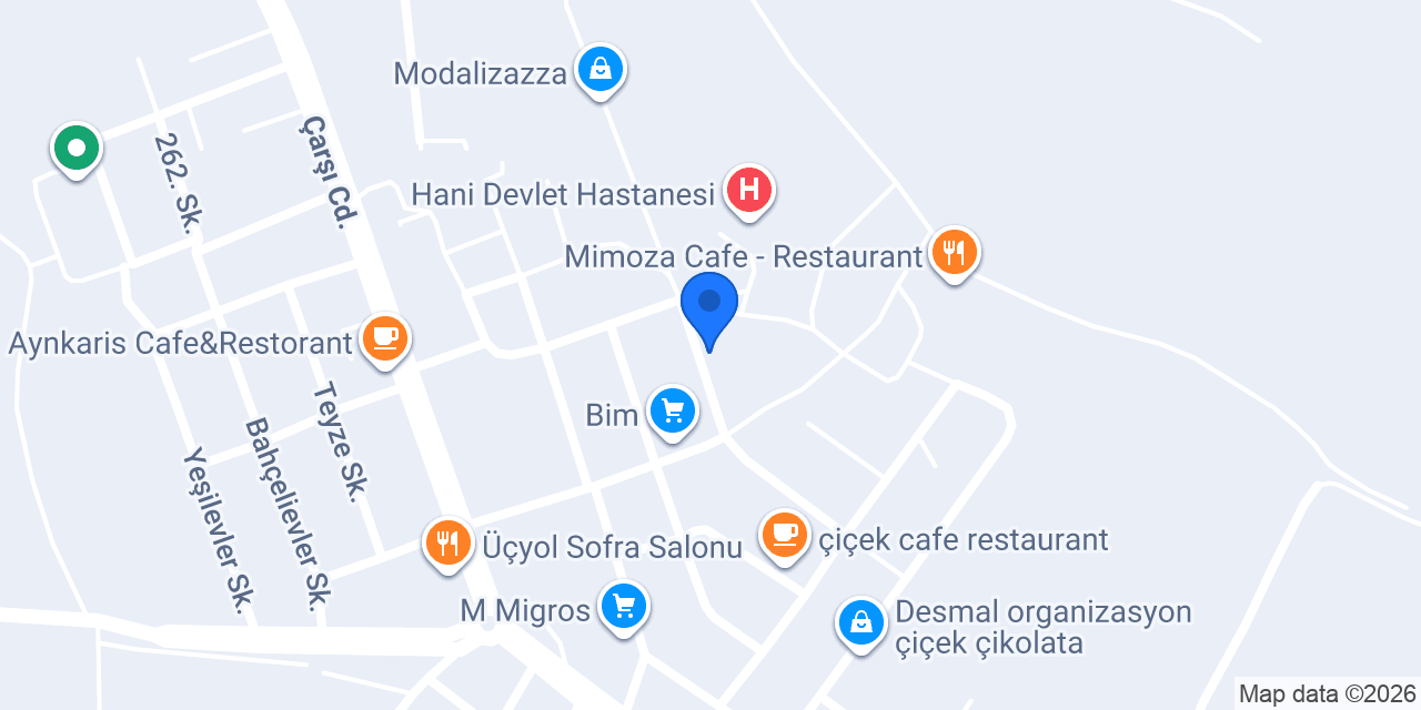 Okur Eczanesi konumu