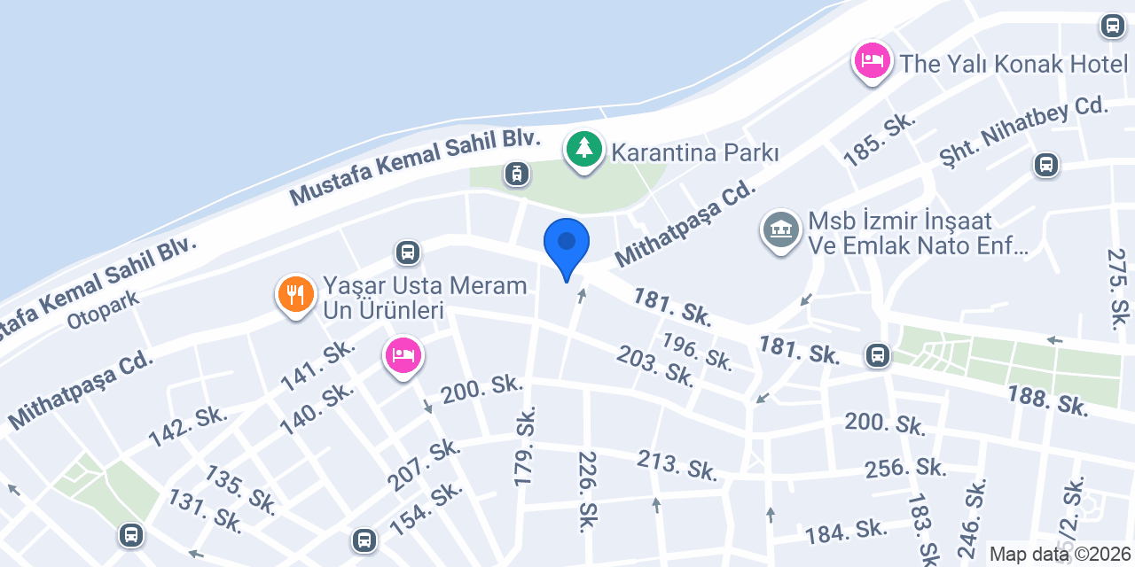 İzmir Cafe konumu