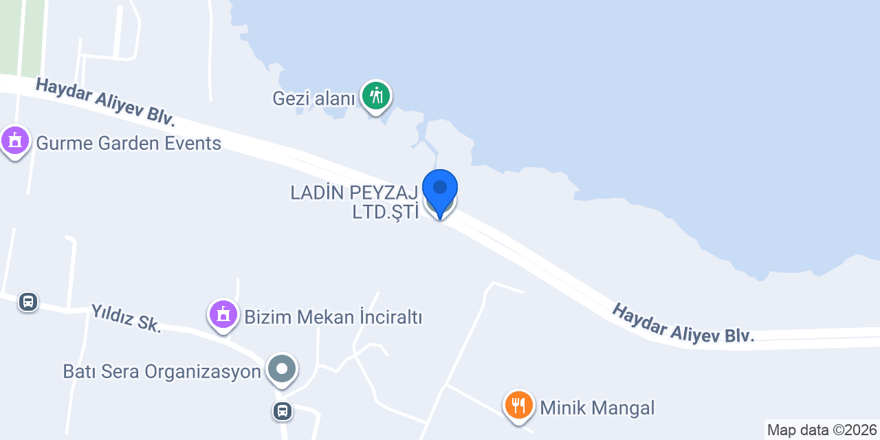 İzmirim Peyzaj konumu