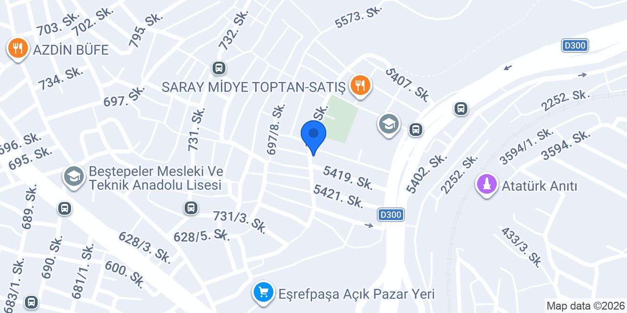 Ceylan Erkek Kuaförü konumu