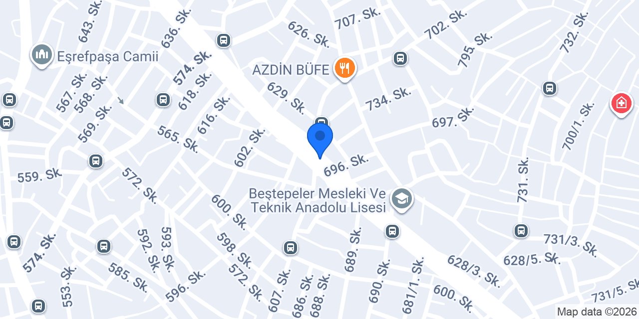 Ülkü Kuaför konumu