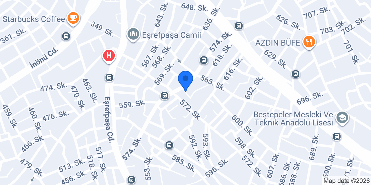 Yunus Mobilya Dekorasyon konumu