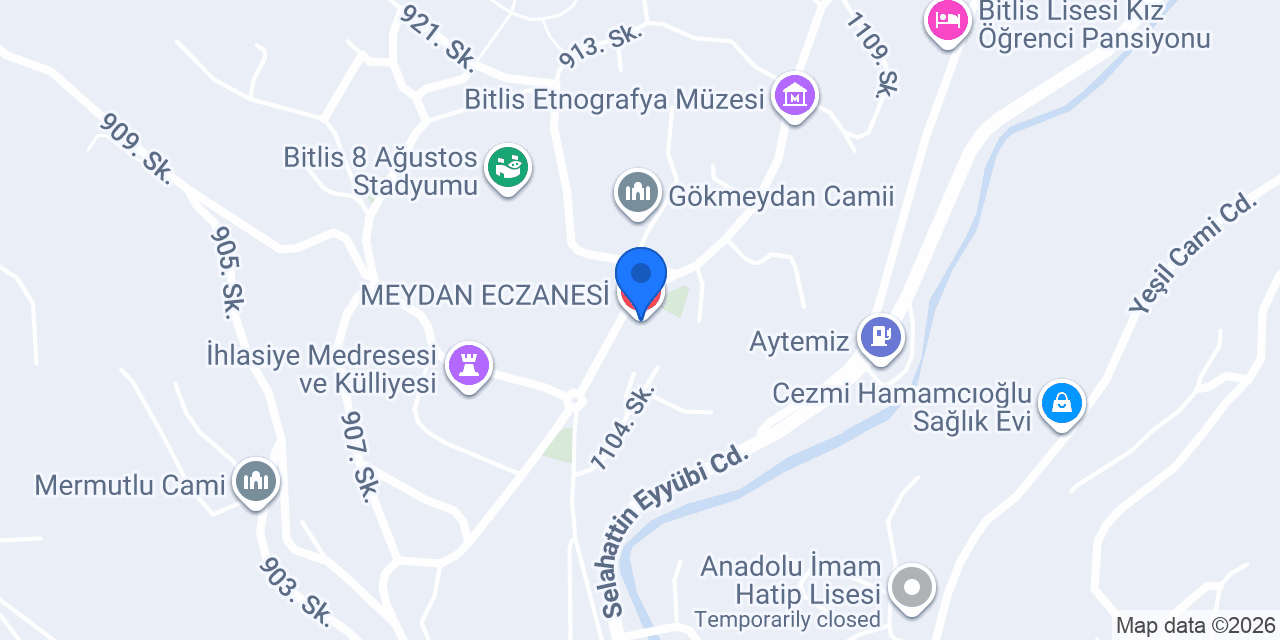 MEYDAN ECZANESİ konumu