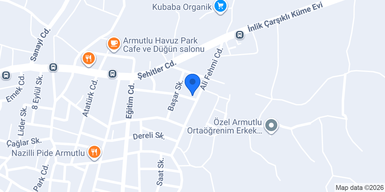 Hüma Mobilya konumu