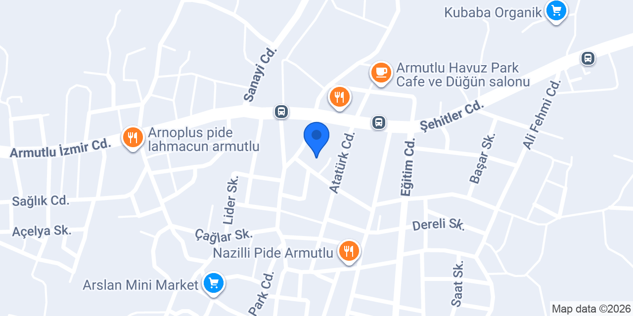 Armutlu İlkokulu konumu