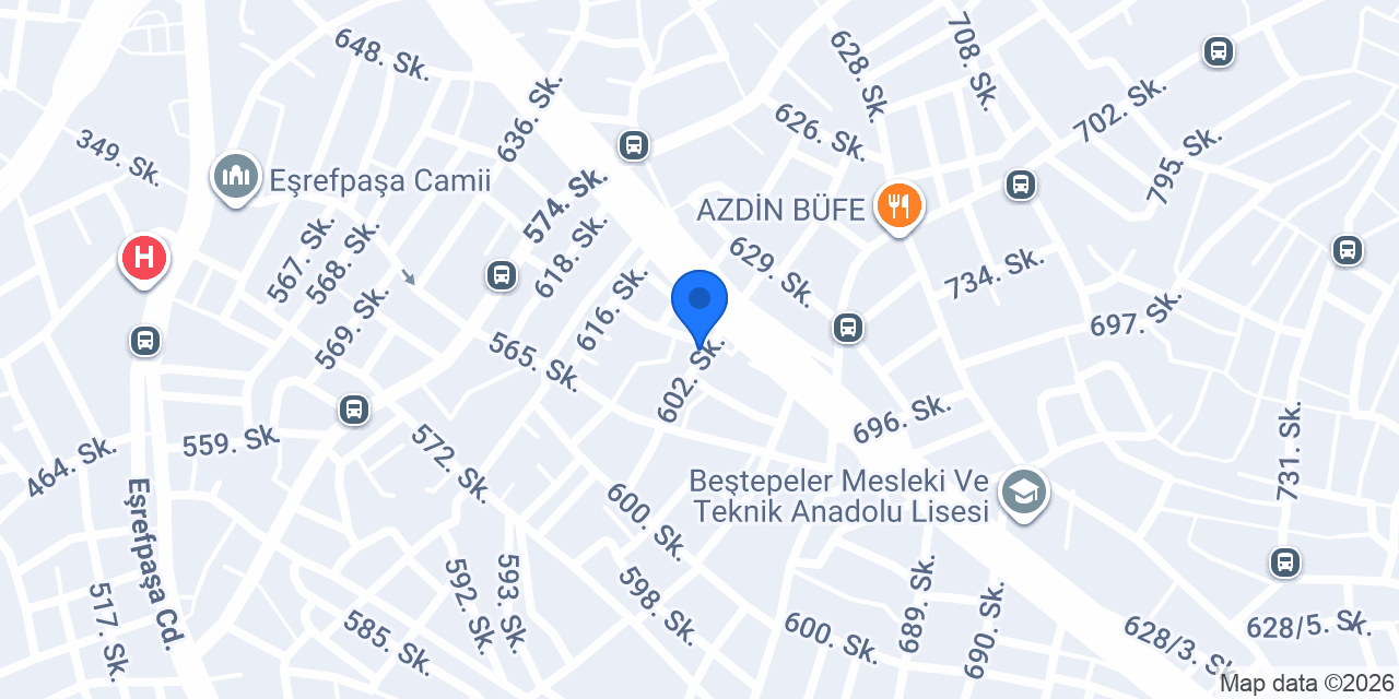 Koç Market konumu