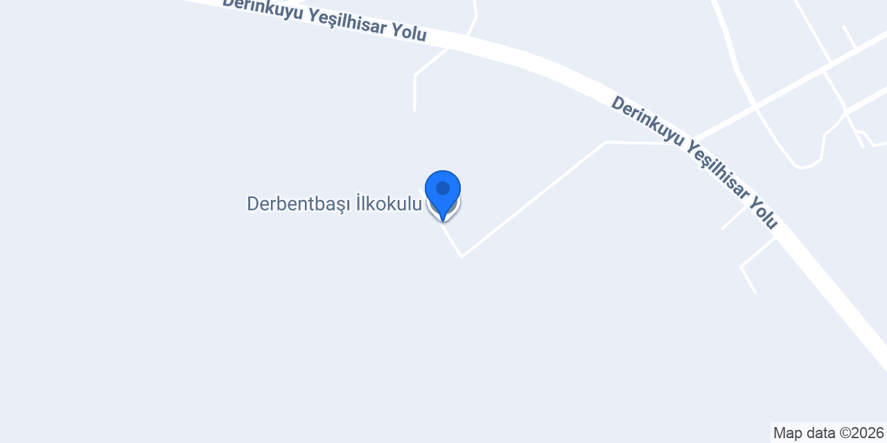 Derbentbaşı İlkokulu konumu