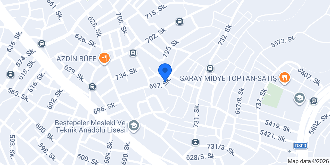 Roza İnternet Cafe konumu