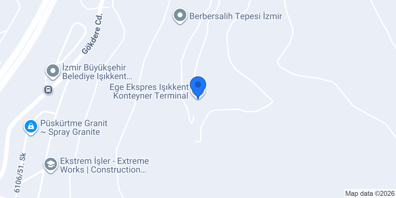 Ege Ekspres Işıkkent Konteyner Terminal konumu