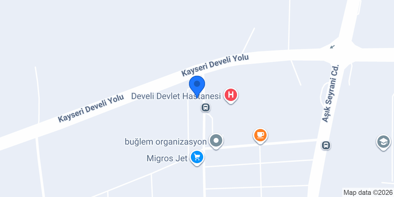 Develi Nefis Döner konumu