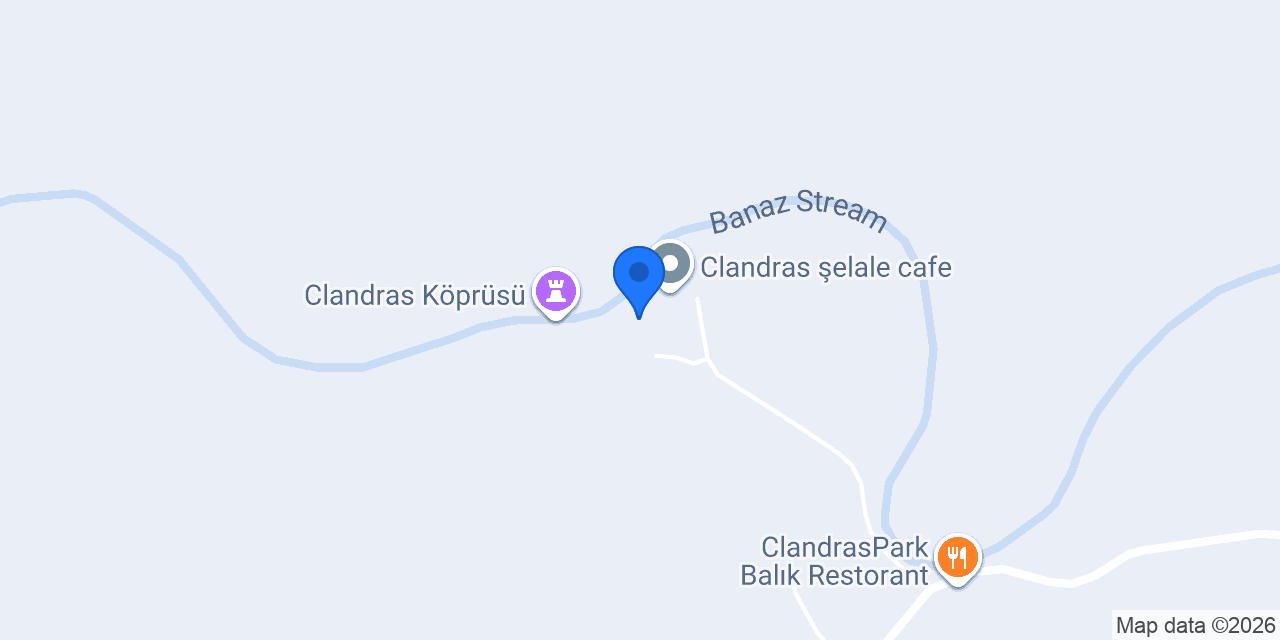 Clandras Yüzme Havuzu konumu