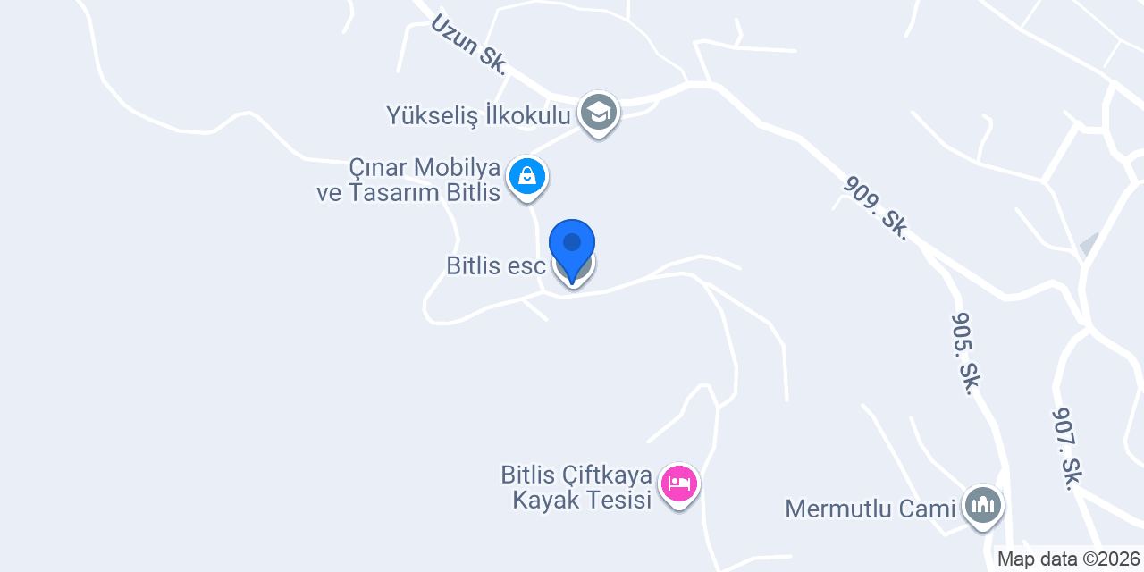 Bitlis esc konumu
