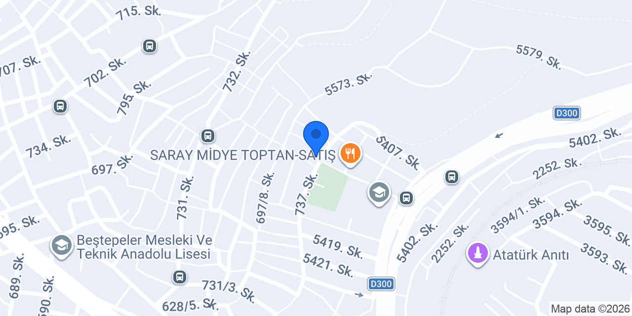 Dara Gıda Marketçilik konumu